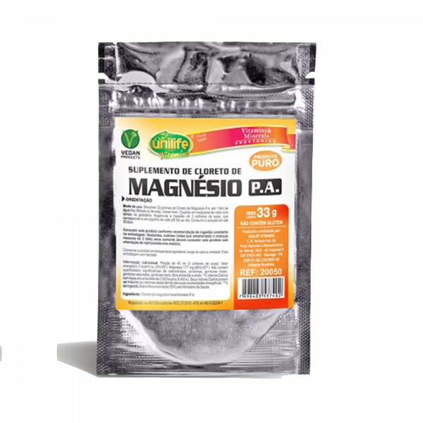 CLORETO DE MAGNEZIO P.A PÓ 33G