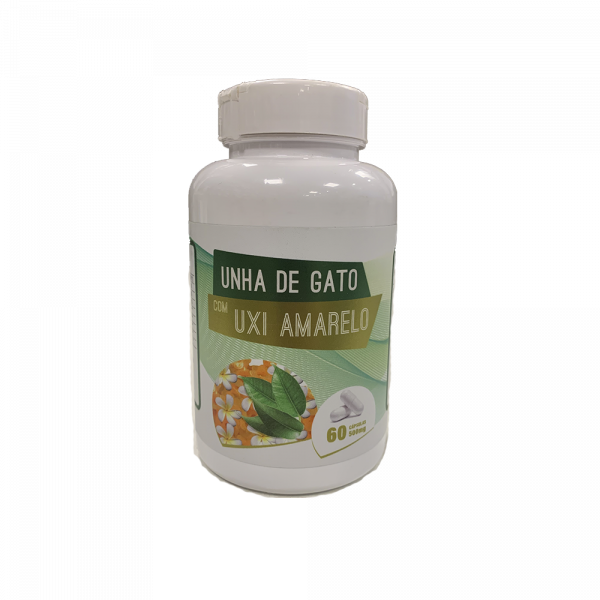 UNHA DE GATO + UXI AMARELO 60 CÁPS