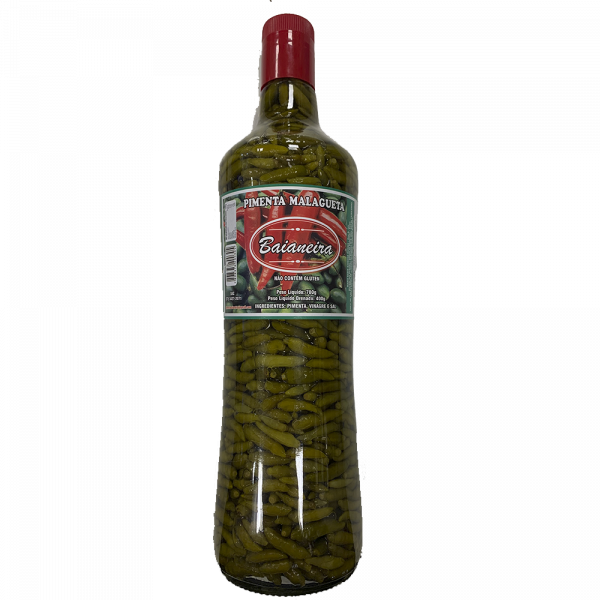 PIMENTA MALAGUETA VERDE 400G LT