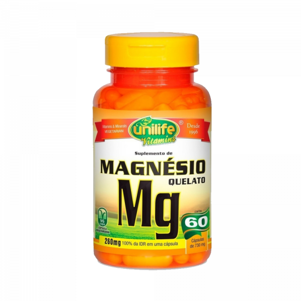 MAGNÉSIO QUELATO 60 CÁPS